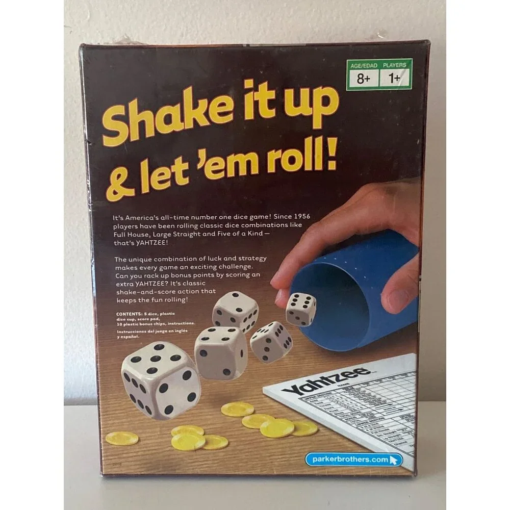 Yahtzee Game Hasbro Milton Bradley Parker Bros 2005 Brand New Factory Sealed
